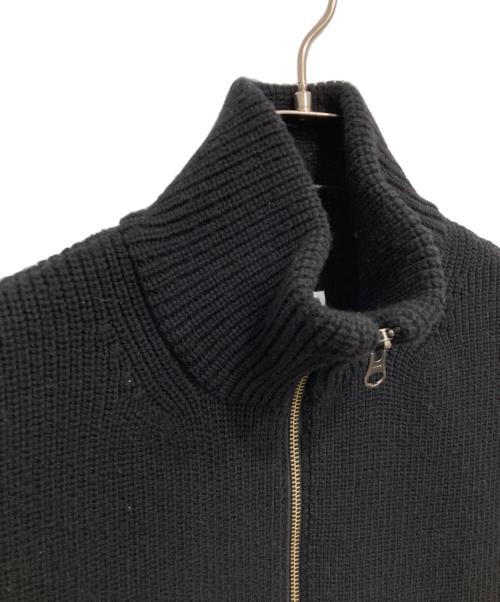 UNDECORATED（アンデコレイテッド）UNDECORATED (アンデコレイテッド) MF Wool Knit Zp Vest ブラック サイズ:3の古着・服飾アイテム