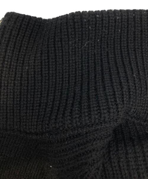 UNDECORATED（アンデコレイテッド）UNDECORATED (アンデコレイテッド) MF Wool Knit Zp Vest ブラック サイズ:3の古着・服飾アイテム