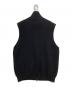 UNDECORATED (アンデコレイテッド) MF Wool Knit Zp Vest ブラック サイズ:3：7000円