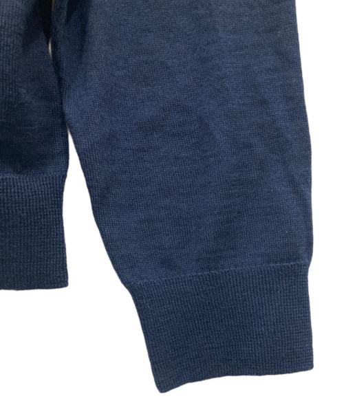 Maison Margiela（メゾンマルジェラ）Maison Margiela (メゾンマルジェラ) ウールクルーネックニット ネイビー サイズ:Sの古着・服飾アイテム