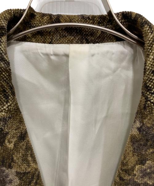 Needles（ニードルズ）Needles (ニードルズ) 2B Jacket-Botanical Print ブラウン サイズ:XSの古着・服飾アイテム