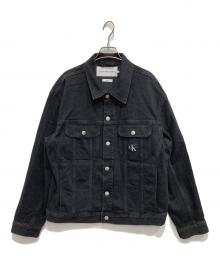 Calvin Klein（カルバンクライン）の古着「90s デニムジャケット」｜ブラック