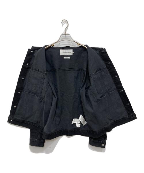 Calvin Klein（カルバンクライン）Calvin Klein (カルバンクライン) 90s デニムジャケット ブラック サイズ:Mの古着・服飾アイテム