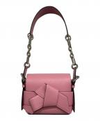 Acne studiosアクネ ストゥディオス）の古着「Musubi/レザーチェーンショルダーバッグ」｜ピンク