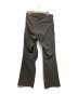 GR10K (ジーアールテンケー) Belted straight-leg trousers オリーブ サイズ:46：14000円