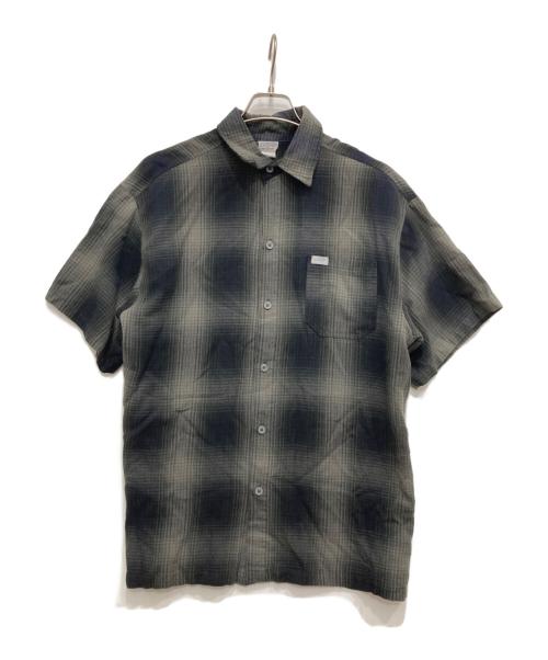 CalTop（キャルトップ）CalTop (キャルトップ) 半袖チェックシャツ ブラック サイズ:不明の古着・服飾アイテム