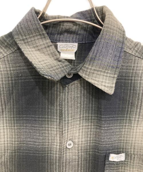CalTop（キャルトップ）CalTop (キャルトップ) 半袖チェックシャツ ブラック サイズ:不明の古着・服飾アイテム