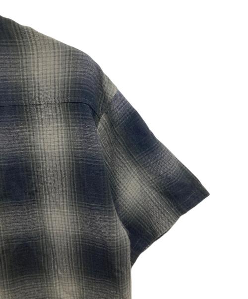 CalTop（キャルトップ）CalTop (キャルトップ) 半袖チェックシャツ ブラック サイズ:不明の古着・服飾アイテム