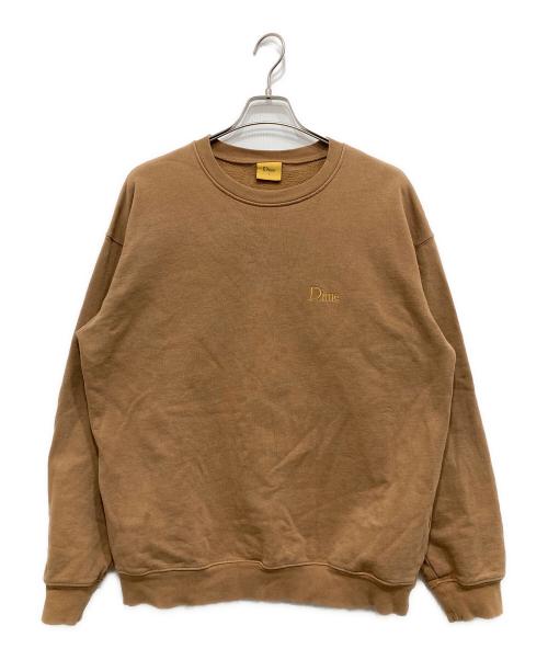 Dime（ダイム）Dime (ダイム) CLASSIC SMALL LOGO CREWNECK ブラウン サイズ:Lの古着・服飾アイテム