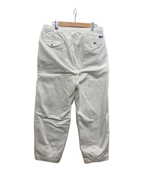 THE NORTHFACE PURPLELABEL（ザ・ノースフェイス パープルレーベル）THE NORTHFACE PURPLELABEL (ザ・ノースフェイス パープルレーベル) Denim Wide Tapered Pants/デニムパンツ ホワイト サイズ:34の古着・服飾アイテム