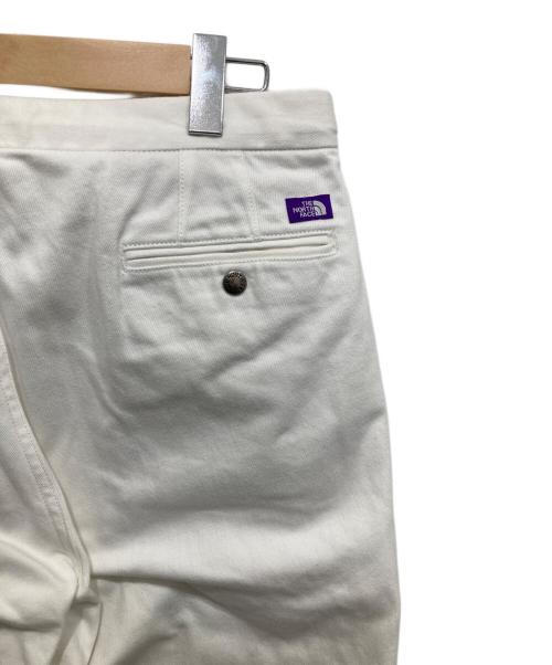 THE NORTHFACE PURPLELABEL（ザ・ノースフェイス パープルレーベル）THE NORTHFACE PURPLELABEL (ザ・ノースフェイス パープルレーベル) Denim Wide Tapered Pants/デニムパンツ ホワイト サイズ:34の古着・服飾アイテム