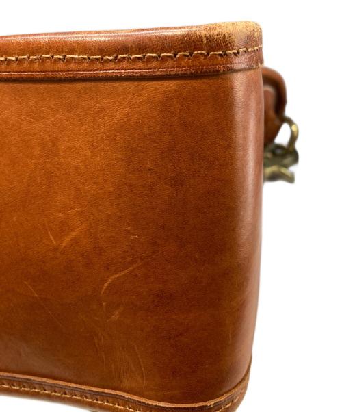 Felisi（フェリージ）Felisi (フェリージ) ナイロンブリーフケース ネイビー×ブラウンの古着・服飾アイテム