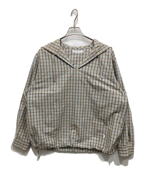 ROTOL（ロトル）ROTOL (ロトル) アノラックパーカー スカイブルー×ブラウン サイズ:2の古着・服飾アイテム