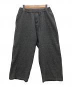 MITTANミッタン）の古着「ウールブランケットワイドパンツ」｜グレー