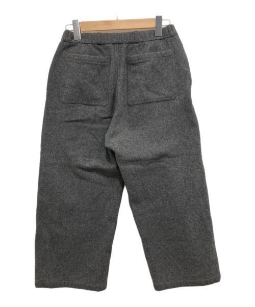 MITTAN（ミッタン）MITTAN (ミッタン) ウールブランケットワイドパンツ グレー サイズ:1の古着・服飾アイテム
