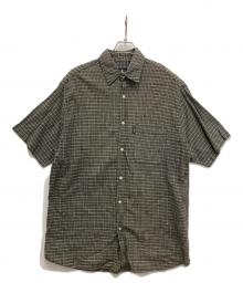 stussy（ステューシー）の古着「90s 半袖チェックシャツ」｜グリーン