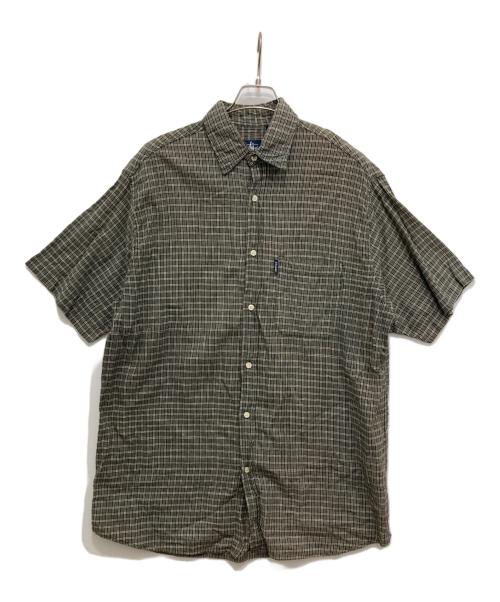 stussy（ステューシー）stussy (ステューシー) 90s 半袖チェックシャツ グリーン サイズ:Mの古着・服飾アイテム
