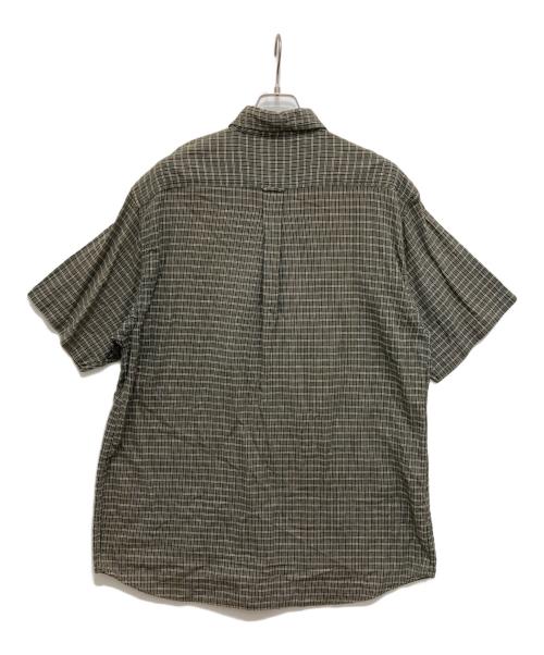 stussy（ステューシー）stussy (ステューシー) 90s 半袖チェックシャツ グリーン サイズ:Mの古着・服飾アイテム