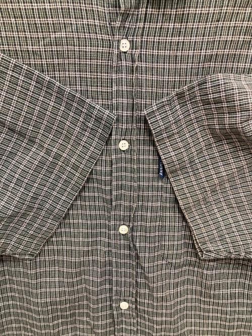 stussy（ステューシー）stussy (ステューシー) 90s 半袖チェックシャツ グリーン サイズ:Mの古着・服飾アイテム