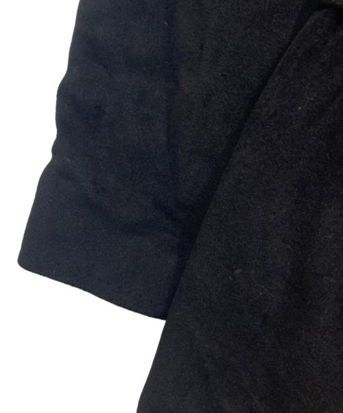 Max Mara Studio（マックスマーラ ストゥディオ）Max Mara Studio (マックスマーラ ストゥディオ) アンゴラ混ベルテッドダブルコート ブラック サイズ:38の古着・服飾アイテム