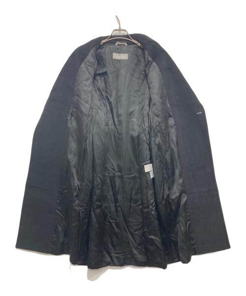 Max Mara Studio（マックスマーラ ストゥディオ）Max Mara Studio (マックスマーラ ストゥディオ) アンゴラ混ベルテッドダブルコート ブラック サイズ:38の古着・服飾アイテム