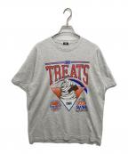 KITHキス）の古着「Treats Champion Vintage Tee/プリントTシャツ」｜グレー