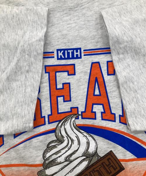 KITH（キス）KITH (キス) Treats Champion Vintage Tee/プリントTシャツ グレー サイズ:Lの古着・服飾アイテム