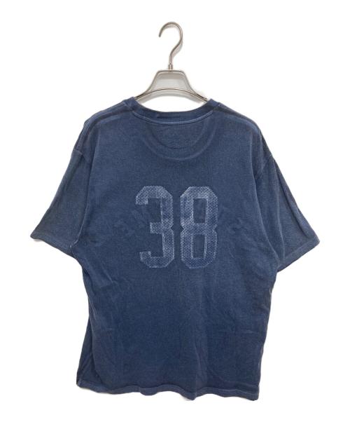 SUPREME（シュプリーム）SUPREME (シュプリーム) Overprint SS Top/プリントTシャツ ネイビー サイズ:Lの古着・服飾アイテム