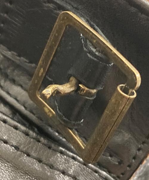 ADDICT CLOTHES（アディクト クローズ）ADDICT CLOTHES (アディクト クローズ) ULSTER JACKET/レザージャケット ブラック サイズ:SIZE38の古着・服飾アイテム