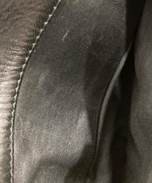 ADDICT CLOTHES（アディクト クローズ）ADDICT CLOTHES (アディクト クローズ) ULSTER JACKET/レザージャケット ブラック サイズ:SIZE38の古着・服飾アイテム