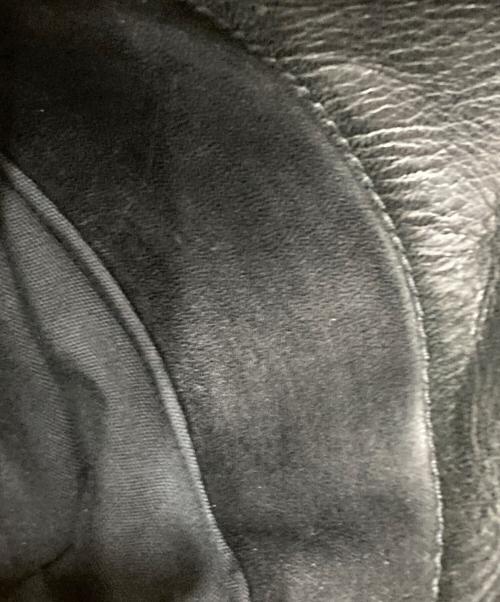 ADDICT CLOTHES（アディクト クローズ）ADDICT CLOTHES (アディクト クローズ) ULSTER JACKET/レザージャケット ブラック サイズ:SIZE38の古着・服飾アイテム