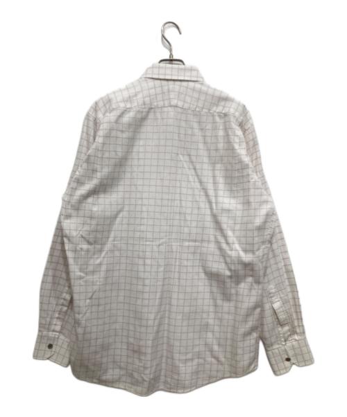 HERMES（エルメス）HERMES (エルメス) セリエボタンシャツ ホワイト サイズ:16/41の古着・服飾アイテム