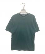 COMME des GARCONS HOMMEコムデギャルソン オム）の古着「半袖スウェット」｜グリーン