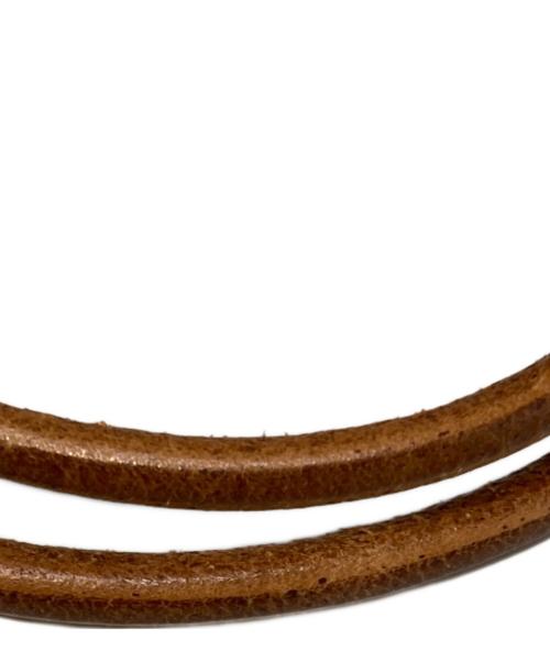 HERMES（エルメス）HERMES (エルメス) ジャンボ/2連ブレスレット ベージュの古着・服飾アイテム