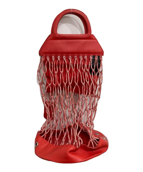 Y-3（ワイスリー）Y-3 (ワイスリー) ネットハンドバッグ レッドの古着・服飾アイテム