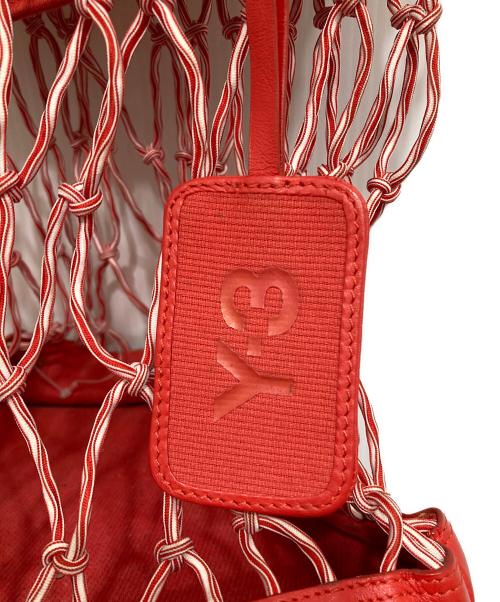 Y-3（ワイスリー）Y-3 (ワイスリー) ネットハンドバッグ レッドの古着・服飾アイテム