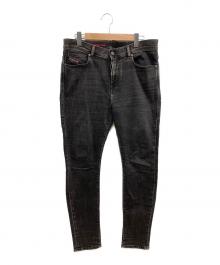 DIESEL（ディーゼル）の古着「デニムパンツ」｜ブラック