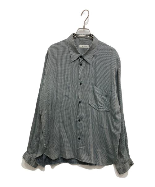 MATSUFUJI（マツフジ）MATSUFUJI (マツフジ) Dobby Weave Utility Shirt グリーン サイズ:3の古着・服飾アイテム