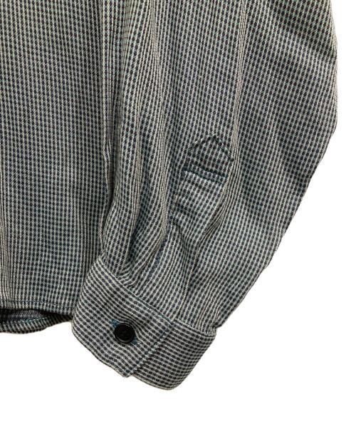 MATSUFUJI（マツフジ）MATSUFUJI (マツフジ) Dobby Weave Utility Shirt グリーン サイズ:3の古着・服飾アイテム