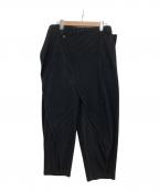 HOMME PLISSE ISSEY MIYAKEオム プリッセ イッセイ ミヤケ）の古着「PLEATS BOTTOMS 1/プリーツパンツ」｜ブラック