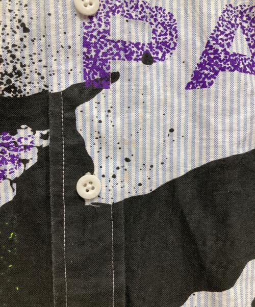 ALEXANDER WANG（アレキサンダー・ワン）ALEXANDER WANG (アレキサンダー・ワン) オーバーサイズストライプシャツ スカイブルー サイズ:Mの古着・服飾アイテム