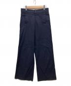 TOGA VIRILISトーガ ビリリース）の古着「コットンワイドパンツ」｜ネイビー