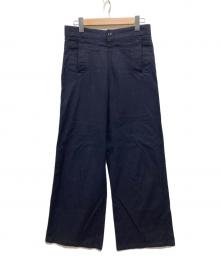 TOGA VIRILIS（トーガ ビリリース）の古着「コットンワイドパンツ」｜ネイビー