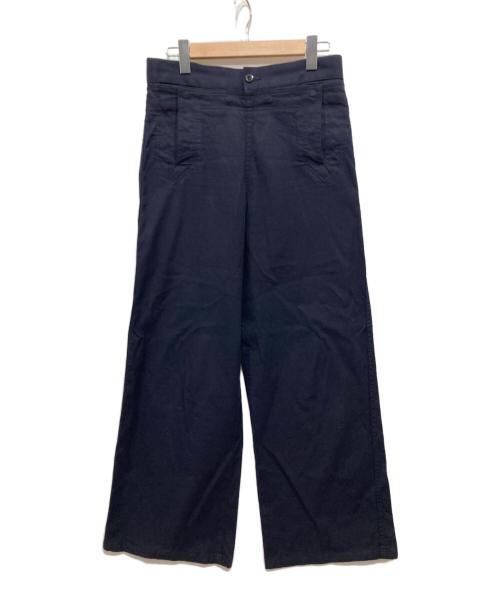 TOGA VIRILIS（トーガ ビリリース）TOGA VIRILIS (トーガ ビリリース) コットンワイドパンツ ネイビー サイズ:46の古着・服飾アイテム
