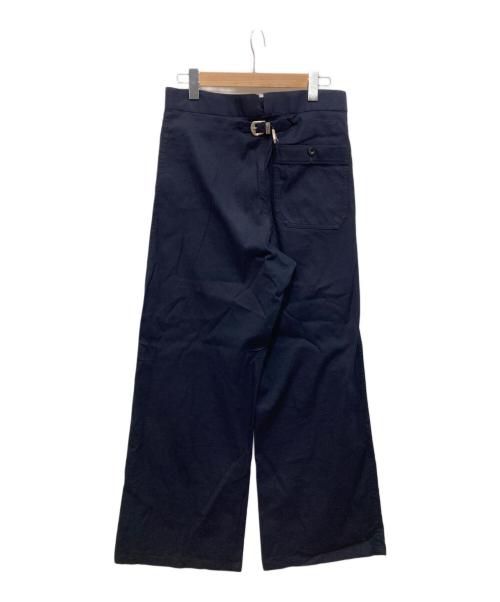 TOGA VIRILIS（トーガ ビリリース）TOGA VIRILIS (トーガ ビリリース) コットンワイドパンツ ネイビー サイズ:46の古着・服飾アイテム