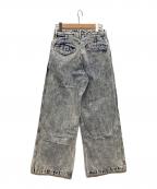 TOGA PULLAトーガ プルラ）の古着「BLEACH DENIM WIDE PANTS/ワイドデニムパンツ」｜インディゴ