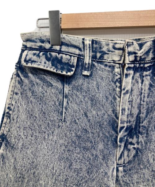 TOGA PULLA（トーガ プルラ）TOGA PULLA (トーガ プルラ) BLEACH DENIM WIDE PANTS/ワイドデニムパンツ インディゴ サイズ:36の古着・服飾アイテム