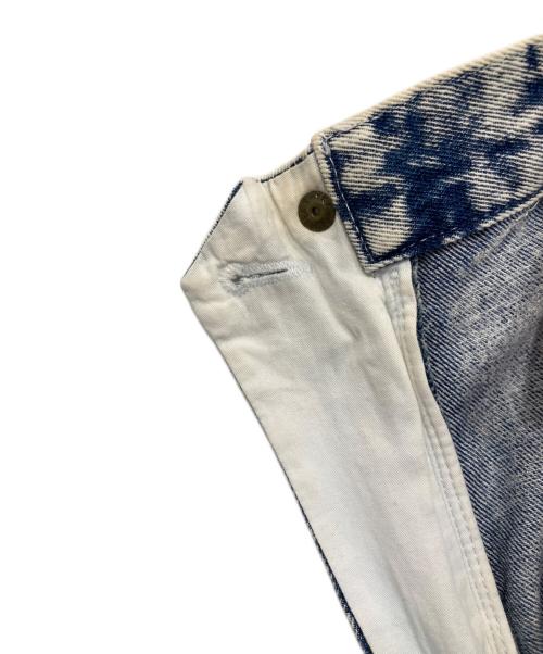 TOGA PULLA（トーガ プルラ）TOGA PULLA (トーガ プルラ) BLEACH DENIM WIDE PANTS/ワイドデニムパンツ インディゴ サイズ:36の古着・服飾アイテム