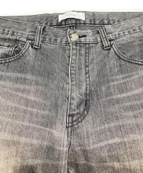 FACETASM（ファセッタズム）FACETASM (ファセッタズム) スリットデニムパンツ ブラック サイズ:FREEの古着・服飾アイテム