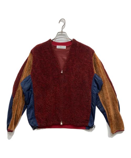 TOGA VIRILIS（トーガ ビリリース）TOGA VIRILIS (トーガ ビリリース) AKE BOA JERSEY BLOUSON /切替フリースジャケット マルチカラー サイズ:46の古着・服飾アイテム